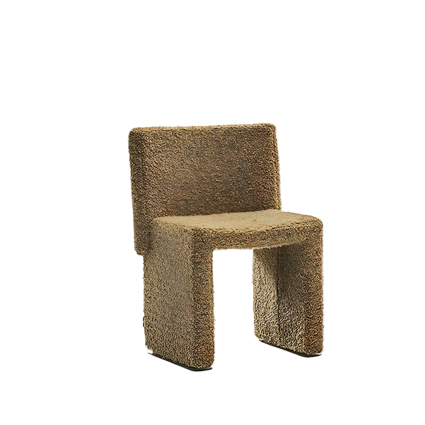 Textured chair on a white background